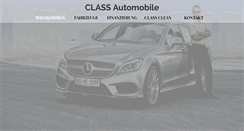 Desktop Screenshot of class-automobile.de