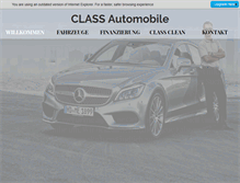 Tablet Screenshot of class-automobile.de
